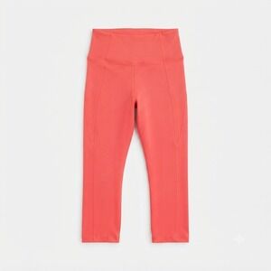 Girlfriend Collective Compressive High-Rise Capri Leggings Coral Size Small